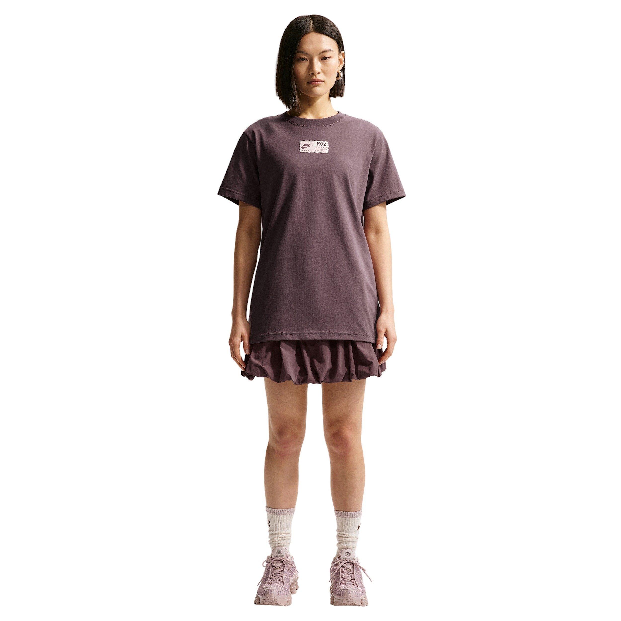 Nike Women's Sportswear Classic Oversized ST5 T-Shirt - TATTOO PURPLE